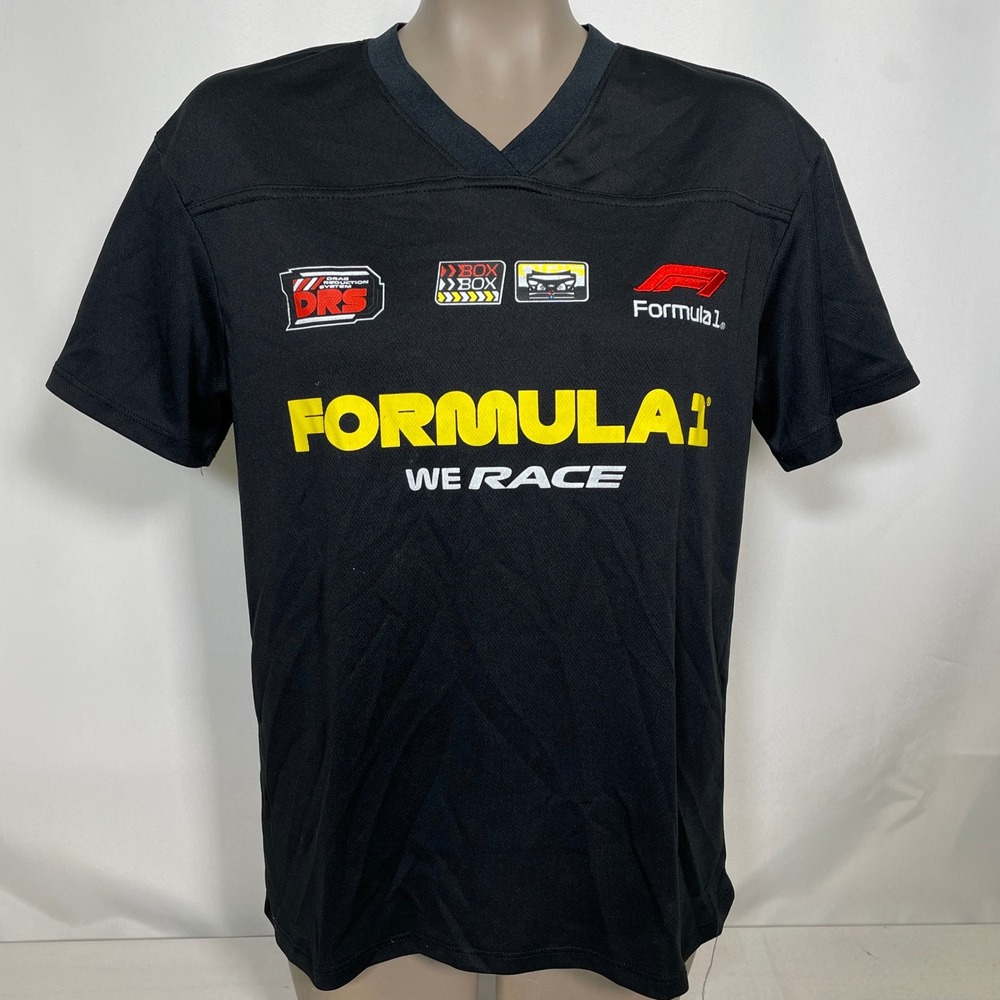 Formula 1 Racing Division Hybrid Apparel Black Jersey T-Shirt Women's SMALL